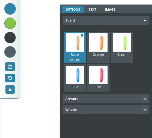 Product color theme